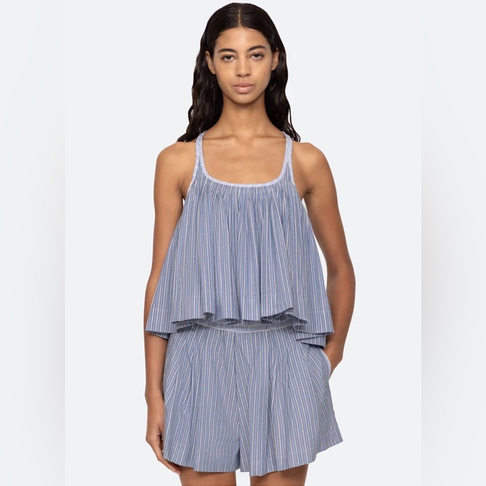 NEW NWT $590 SEA NEW YORK HELMI OUTFIT SHIRT SHORTS